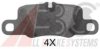 A.B.S. 37820 OE Brake Pad Set, disc brake